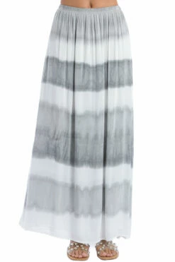 Boho Full Maxi Skirt -Outlet Hard Tail Forever Store rv69 antique dip dye 1 4