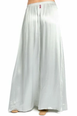 Boho High Waist Satin Maxi Skirt 12 Boho High Waist Satin Maxi Skirt -Outlet Hard Tail Forever Store sat18 dove 5