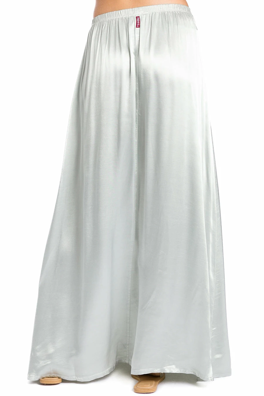 Boho High Waist Satin Maxi Skirt 7 Boho High Waist Satin Maxi Skirt - Image 5