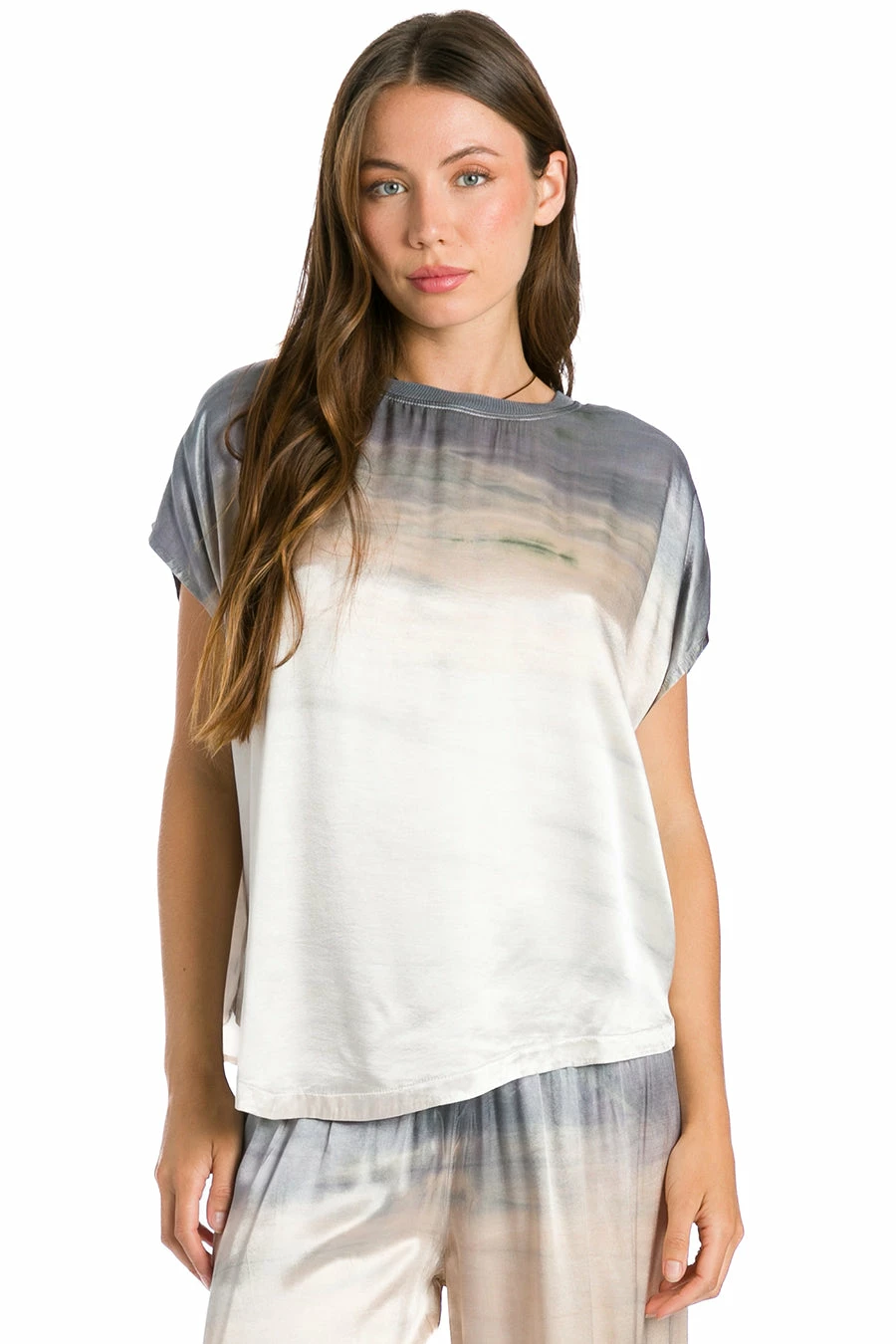 Satin Asymmetric Tuck-It Top 3 Satin Asymmetric Tuck-It Top