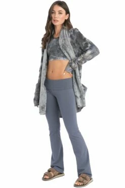 Slouchy Sherpa Cardigan -Outlet Hard Tail Forever Store she02 kaleidoscope wash 1 3