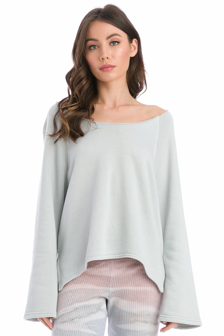 Long Sleeve Raglan Sherpa Sweatshirt 3 Long Sleeve Raglan Sherpa Sweatshirt