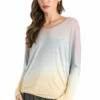 Long Sleeve Slouchy V Neck T -Outlet Hard Tail Forever Store sir18 rainbow horizon 47 1
