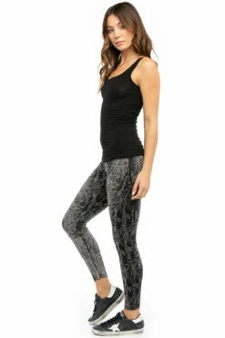 Long Skinny Tank -Outlet Hard Tail Forever Store sl113 black 3