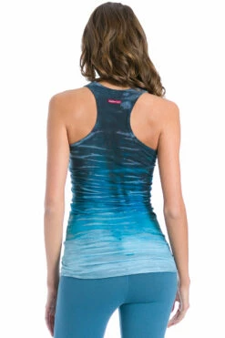 Long Racer Back Tank -Outlet Hard Tail Forever Store sl129 rainbow horizon 34 3