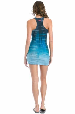 Long Racer Back Tank -Outlet Hard Tail Forever Store sl129 rainbow horizon 34 6