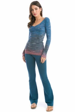 Long Skinny Sexy V Tunic T -Outlet Hard Tail Forever Store sl36 rainbow horizon 91 4