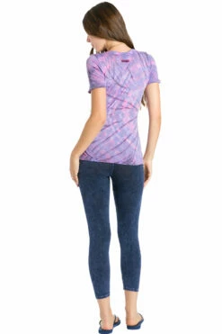 Basic Sexy V-Neck Slub T -Outlet Hard Tail Forever Store slub11 starburst rainbow 1 4