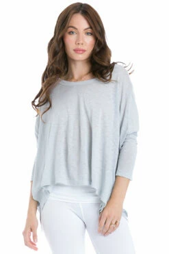 Oversized 3/4 Raglan Sleeve Slub T