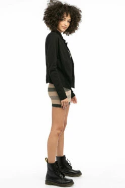 Baby Fleece One Button Blazer 9 Baby Fleece One Button Blazer -Outlet Hard Tail Forever Store smf44 black 3