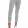 Flat Waist Capri Performance Legging 2 Flat Waist Capri Performance Legging -Outlet Hard Tail Forever Store sup04 heather gray 1