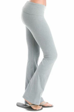 Classic Rolldown Bootleg Flare Performance Pant 10 Classic Rolldown Bootleg Flare Performance Pant -Outlet Hard Tail Forever Store sup1 heather gray 3