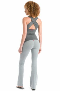 Classic Rolldown Bootleg Flare Performance Pant 12 Classic Rolldown Bootleg Flare Performance Pant -Outlet Hard Tail Forever Store sup1 heather gray 6