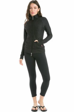 Micro Stripe Speed Racer Performance Jacket -Outlet Hard Tail Forever Store supbms12 black 4