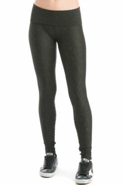 Micro Stripe Rolldown Super Long Performance Legging