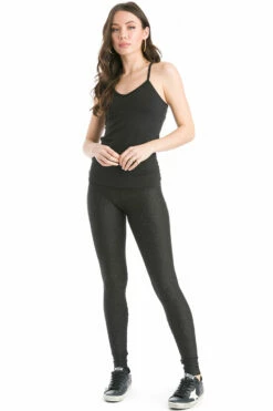 Micro Stripe Rolldown Super Long Performance Legging -Outlet Hard Tail Forever Store supbms13 black 4