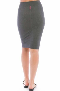 Pencil Skirt -Outlet Hard Tail Forever Store supch08 charcoal gray 5