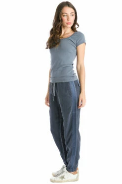 Cap Sleeve Scoop Neck Long T -Outlet Hard Tail Forever Store t151 dusk 3