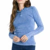 Long Sleeve 3 Button Polo -Outlet Hard Tail Forever Store t162 mineral wash 7 1