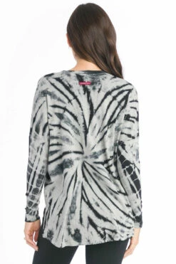 Perfect Long Sleeve Slouchy T -Outlet Hard Tail Forever Store t212 heather gray spiral black 3