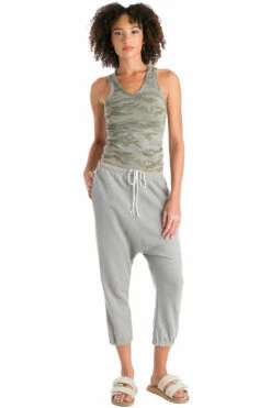 Trifecta French Terry Harem Sweatpant -Outlet Hard Tail Forever Store trif04 nickel 4