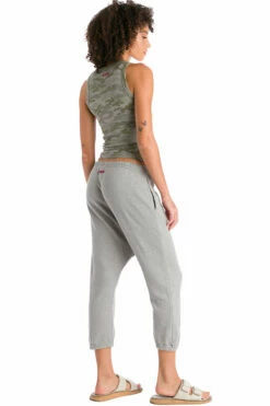 Trifecta French Terry Harem Sweatpant -Outlet Hard Tail Forever Store trif04 nickel 5