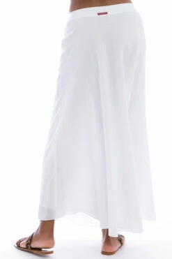 Double Layered Sweep Skirt -Outlet Hard Tail Forever Store vg191 white 6