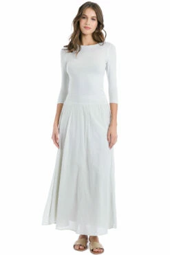 Panel Maxi Voile Skirt