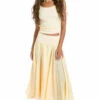 Rolldown Diamond Voile Skirt -Outlet Hard Tail Forever Store vl19 maize 1