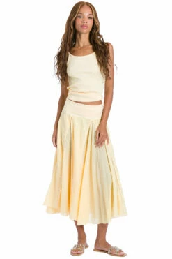 Rolldown Diamond Voile Skirt