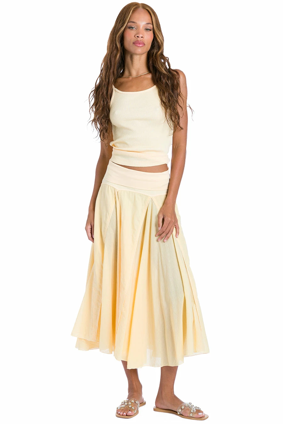 Rolldown Diamond Voile Skirt 3 Rolldown Diamond Voile Skirt