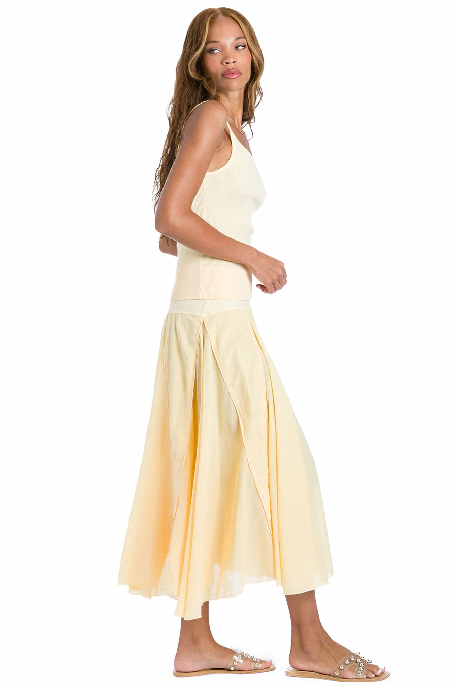 Rolldown Diamond Voile Skirt 4 Rolldown Diamond Voile Skirt - Image 2