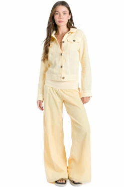 Rolldown Double Layer Voile Pant -Outlet Hard Tail Forever Store vl29 maize 4
