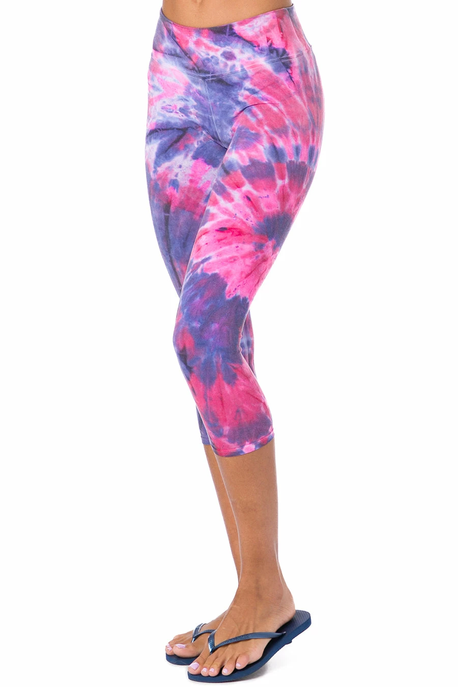 Flat Waist Capri Legging 3 Flat Waist Capri Legging