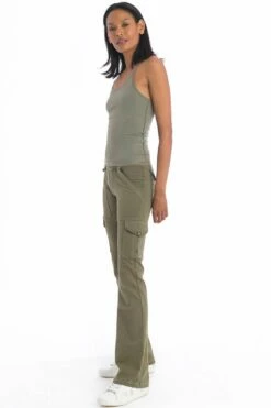 6 Pocket Cargo Bootleg Flare Pant 13 6 Pocket Cargo Bootleg Flare Pant -Outlet Hard Tail Forever Store w445 olive 5