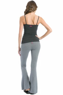 Contour Rolldown Super Bell Pant -Outlet Hard Tail Forever Store w447 charcoal heather gray 7