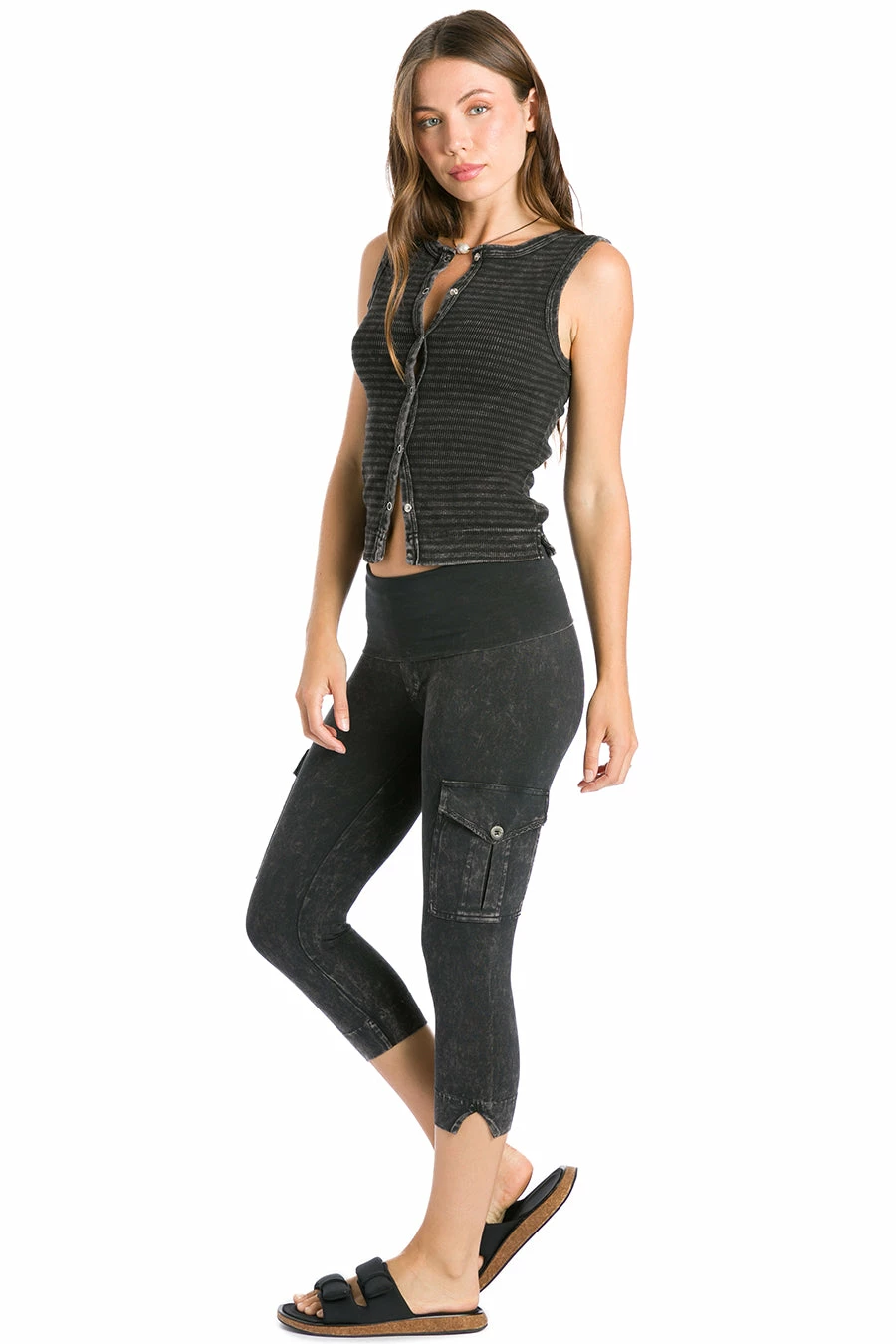 Contour Rolldown Cargo Crop Legging 7 Contour Rolldown Cargo Crop Legging - Image 5
