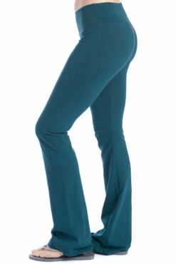 Flat Waist Wide Flare Pant