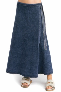Wrap Maxi Jean Skirt -Outlet Hard Tail Forever Store w964 mineral wash 8 3