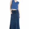 Drawstring Angle Pocket Skirt -Outlet Hard Tail Forever Store w973 mineral wash 8 1