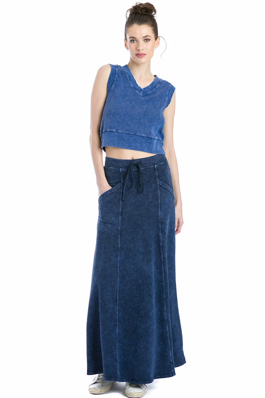 Drawstring Angle Pocket Skirt 3 Drawstring Angle Pocket Skirt