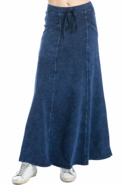 Drawstring Angle Pocket Skirt 12 Drawstring Angle Pocket Skirt -Outlet Hard Tail Forever Store w973 mineral wash 8 4
