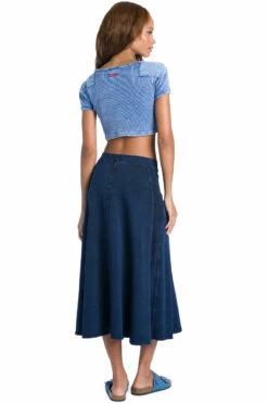 Side Rib Cargo Midi Skirt -Outlet Hard Tail Forever Store w975 mineral wash 8 3