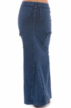 Long Cargo Jean Skirt 14 Long Cargo Jean Skirt -Outlet Hard Tail Forever Store wj118 mineral wash 8 6