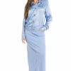 Jean A-Line Maxi Skirt 1 Jean A-Line Maxi Skirt -Outlet Hard Tail Forever Store wj131 mineral wash 4 1