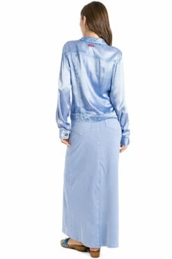 Jean A-Line Maxi Skirt -Outlet Hard Tail Forever Store wj131 mineral wash 4 3