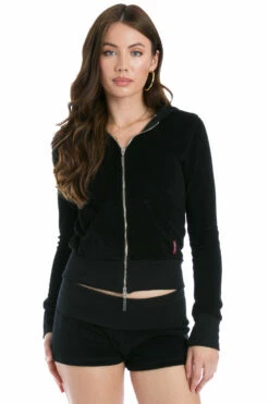 Long Sleeve Zip Terry Hoodie